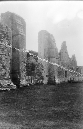 ATHASSEL PRIORY  FRONT OF CHURCH WITH GIGANTIC BUTTRESSES